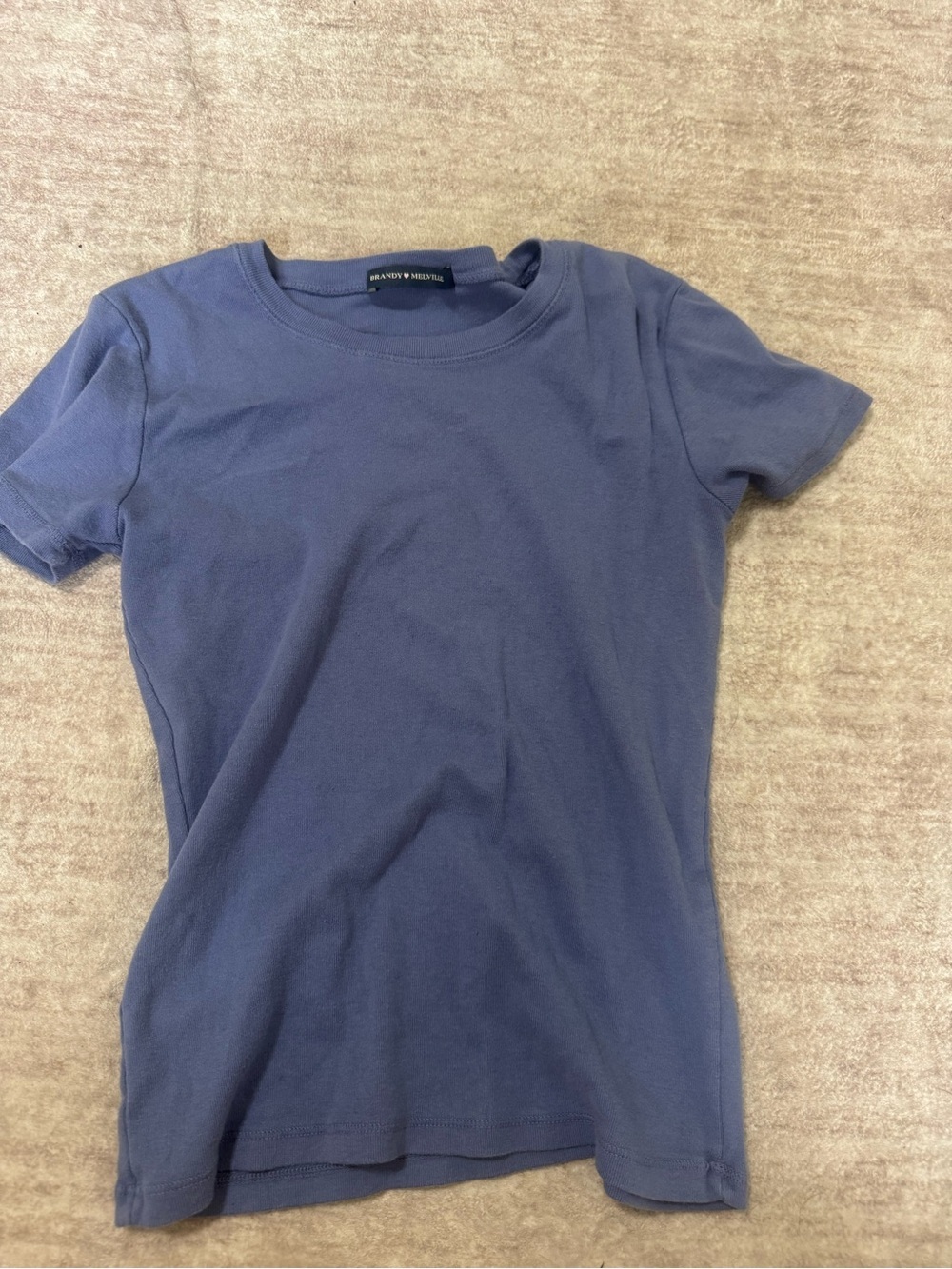 brandy melville blue tee one size